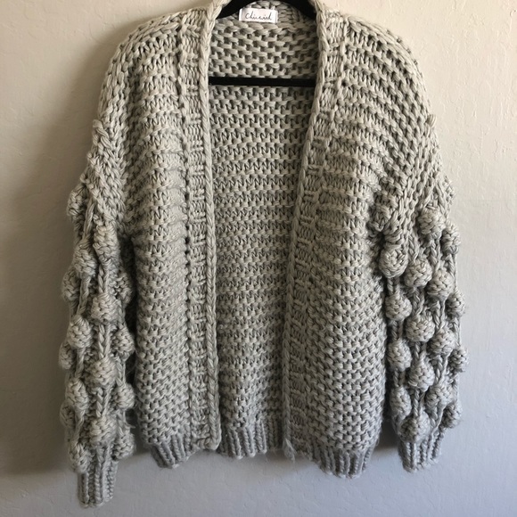 Cuteness on Sleeves Chunky Cardigan - Picture 2 of 5